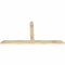 Ekena Millwork Portland Rough Sawn Timber Gable Bracket, Douglas Fir, 72"W x 36"H x 2"D x 4"F, 12/12 Pitch GBW072X36X0204POR00RDF - alternate 4